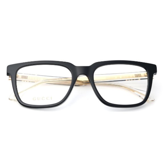 Authentic Gucci Eyeglasses GG0560ON 005 Black Full Rim Frames 55MM RX-ABLE